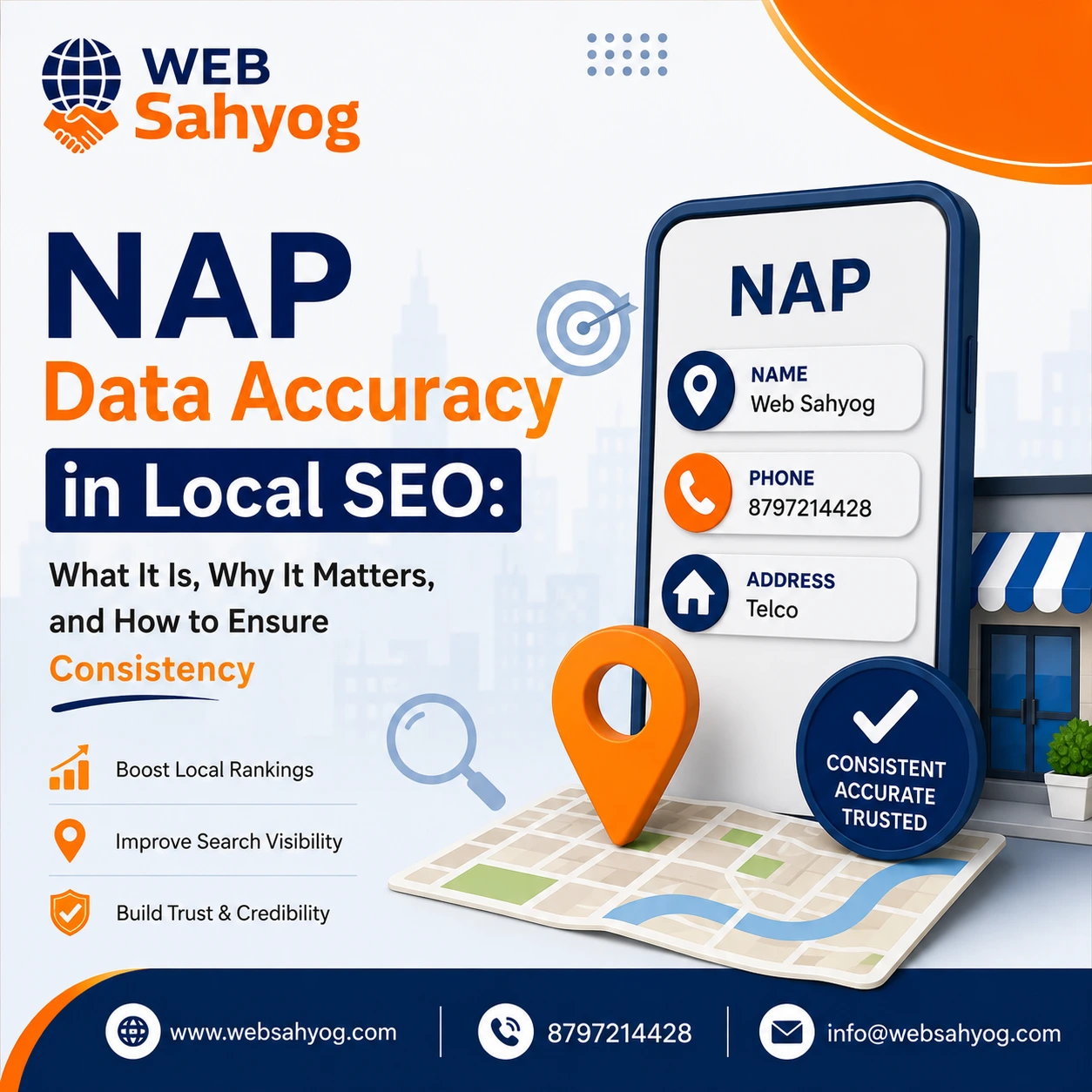 NAP Data Accuracy in Local SEO: What It Is, Why It Matters, and How to Ensure Consistency​