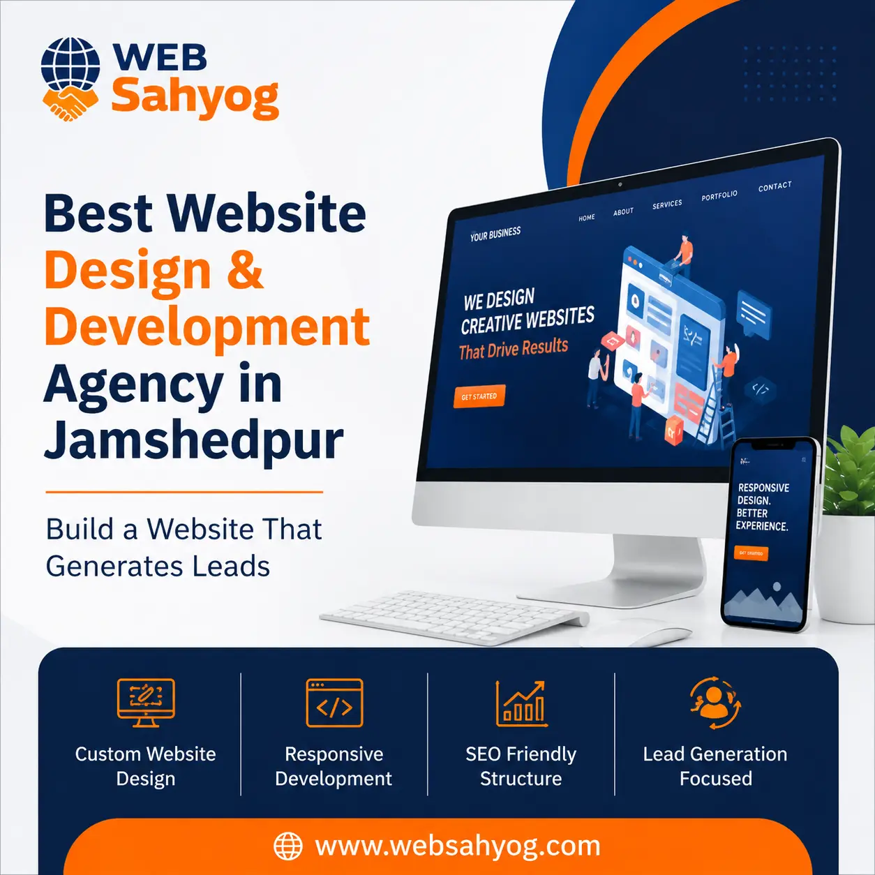 Best Website Design & Development Agency in Jamshedpur: Build a Website That Generates Leads
