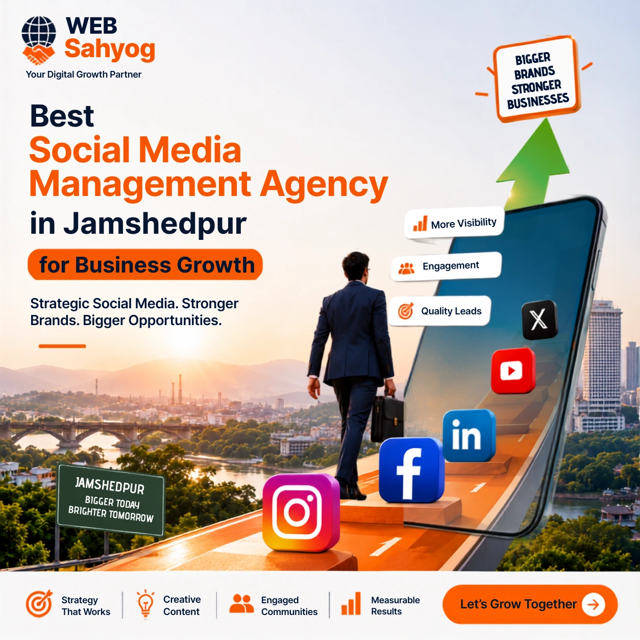 Best Social Media Marketing Agency in Jamshedpur for Social Media Growth