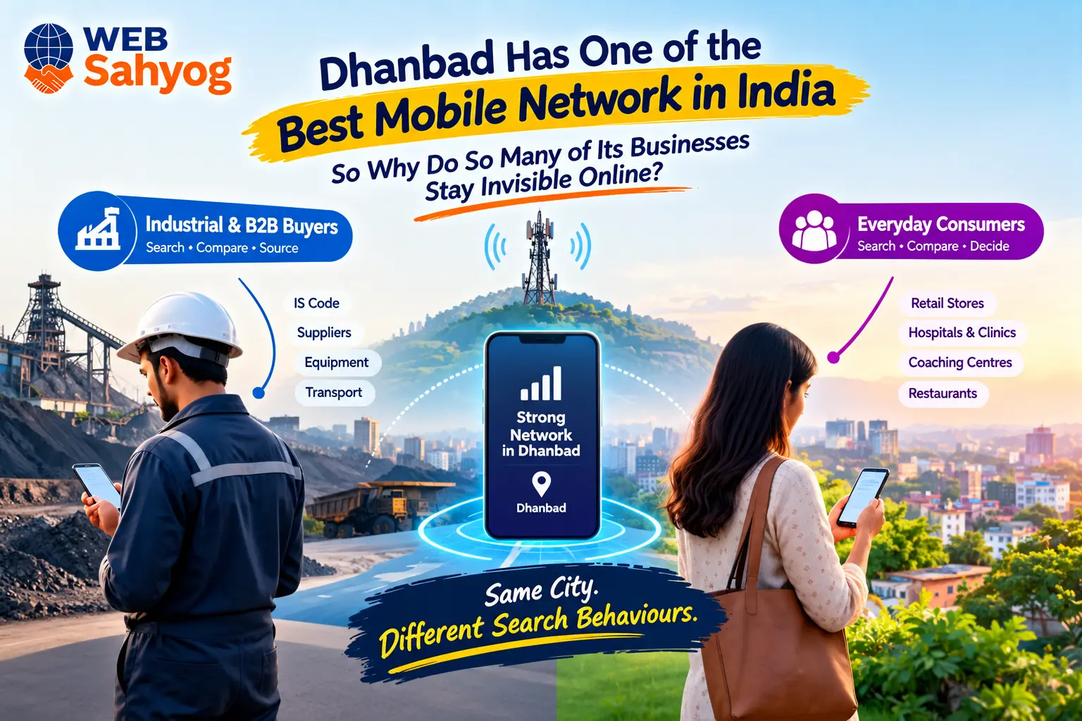 Dhanbad Has one of the Best Mobile Network in India — So Why Do So Many of Its Businesses Stay Invisible Online?