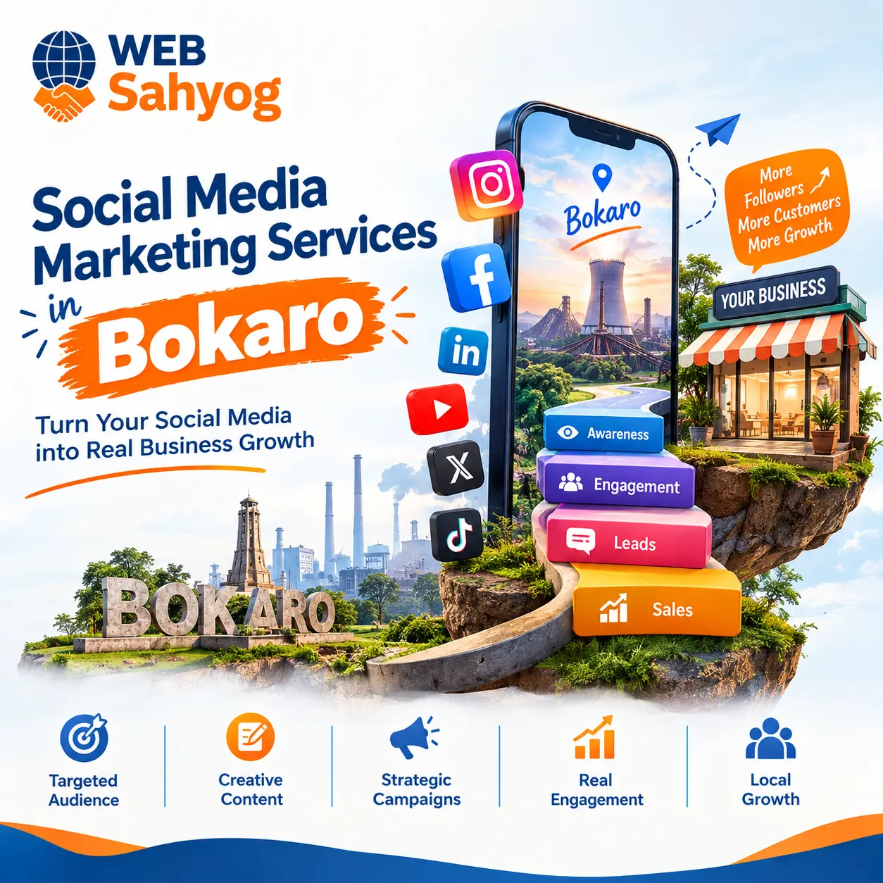 Social Media Marketing Services in Bokaro