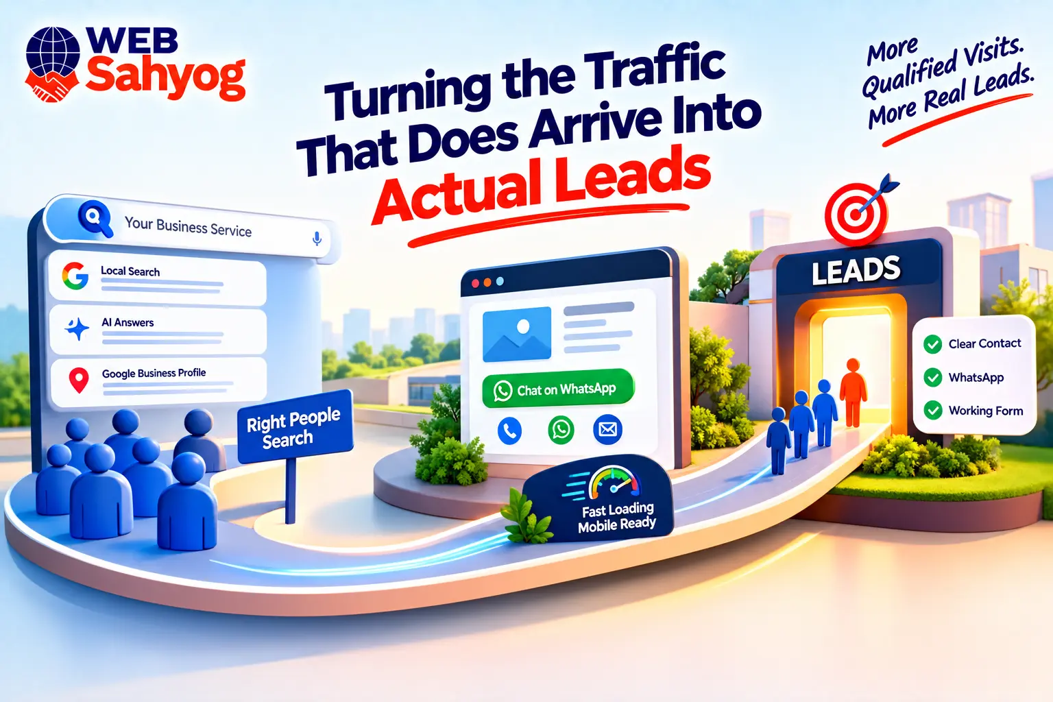 Turning the Traffic That Does Arrive Into Actual Leads