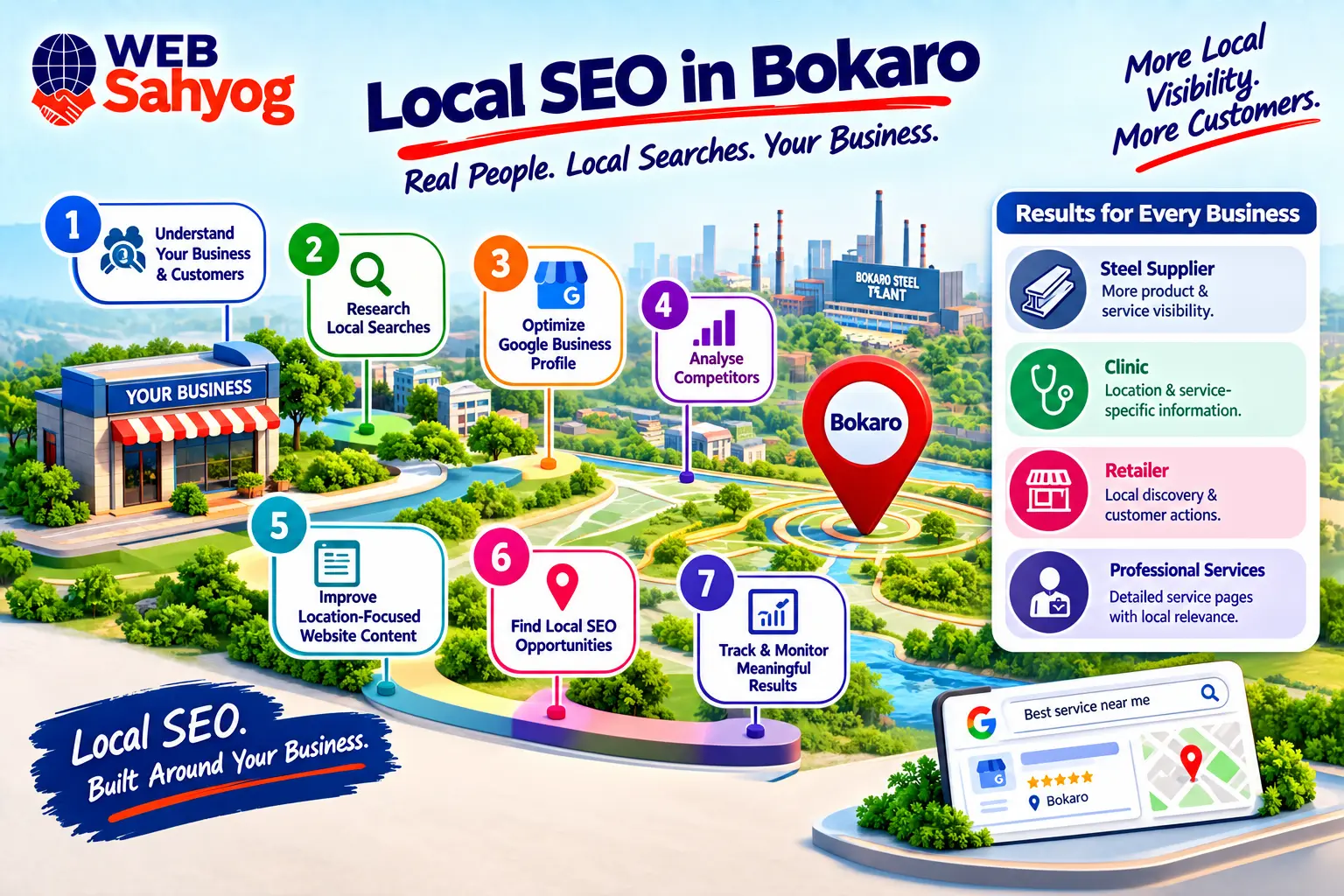 How Web Sahyog Can Help With Local SEO in Bokaro