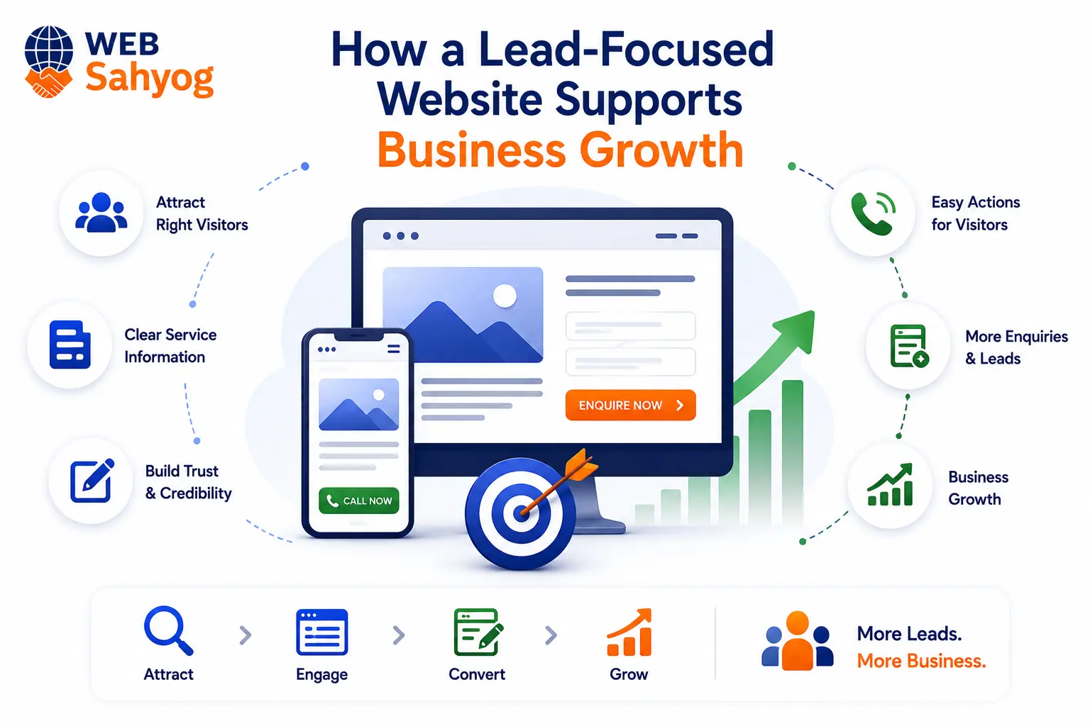 How a Lead-Focused Website Supports Business Growth