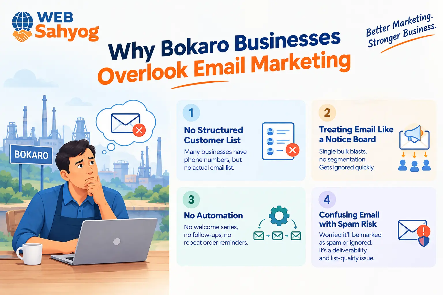 Why Bokaro Businesses Overlook Email Marketing